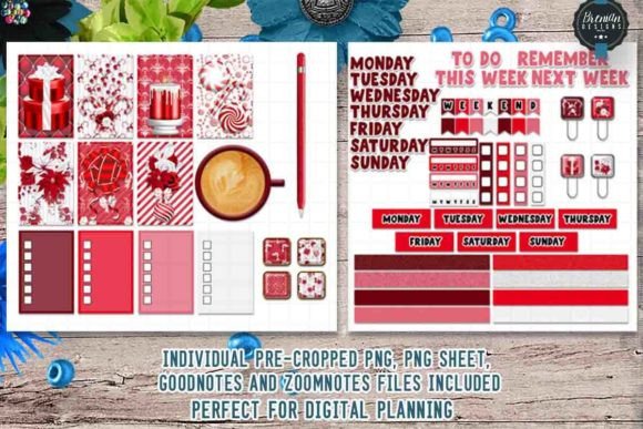 Download Peppermint Spice Digital Planner Sticker - Peppermint Collection