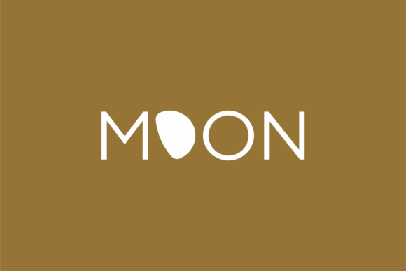 Download Moon Logo with Typography Design - Logo Collection