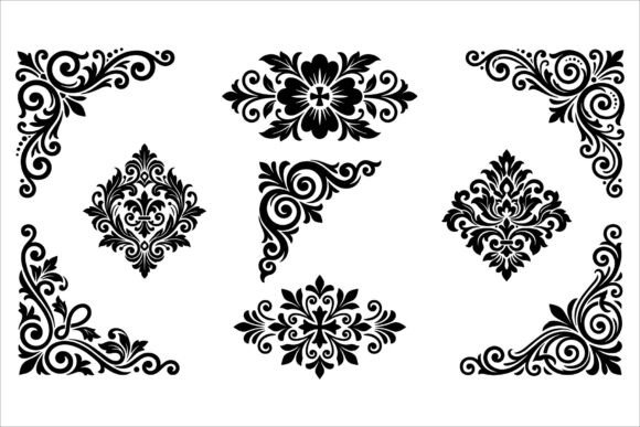 Download Vintage Floral Ornament Bundle - Floral ornament Collection