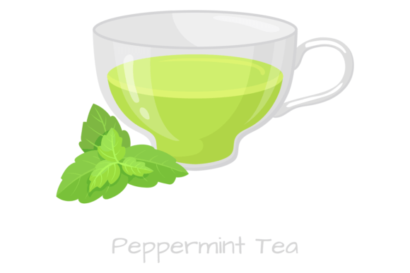 Download Peppermint Tea. Aroma Herbal Green Leaf - Peppermint Collection