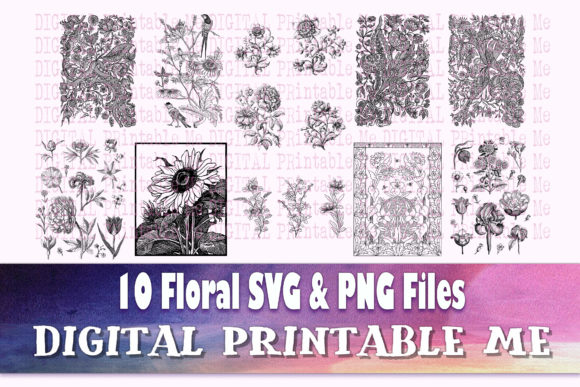Download Floral Illustration Full Page Flower - Floral illustration Collection
