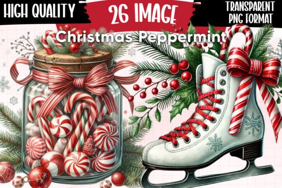 Download Christmas Peppermint Candy Sublimation - Peppermint Collection