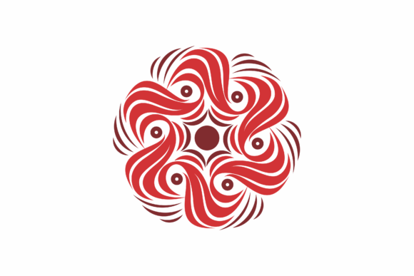 Download Flower Logo with Geometric Design - Logo Collection